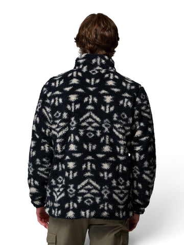 Columbia Winter Pass Reversible Fleece - Felpe Uomo - Black Geostripe