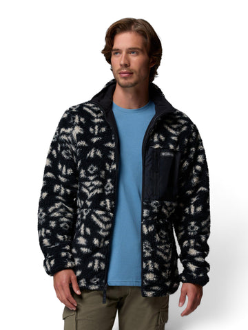Columbia Winter Pass Reversible Fleece - Felpe Uomo - Black Geostripe