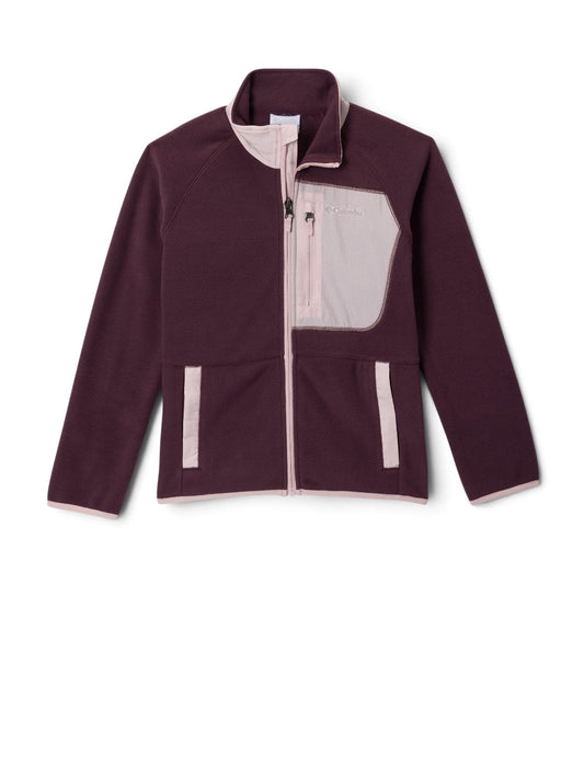 Columbia Fast Trek V Full Zip - Felpe Bambino - Blu