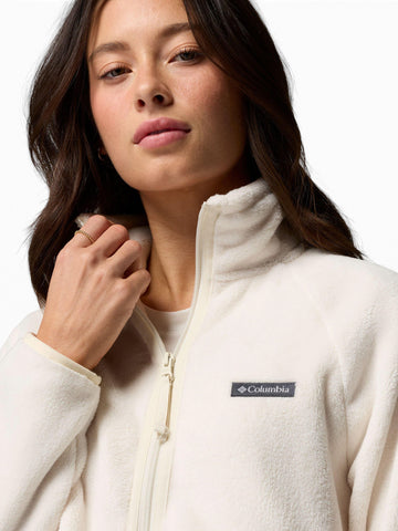 Columbia Canyon Camp Sherpa Full Zip - Felpe Donna - Chalk, Plush