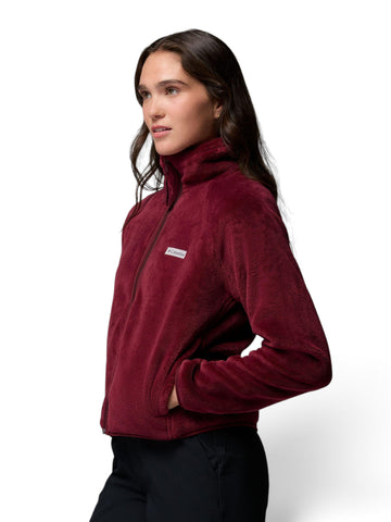 Columbia Canyon Camp Sherpa Full Zip - Felpe Donna - Rich Wine, Plush