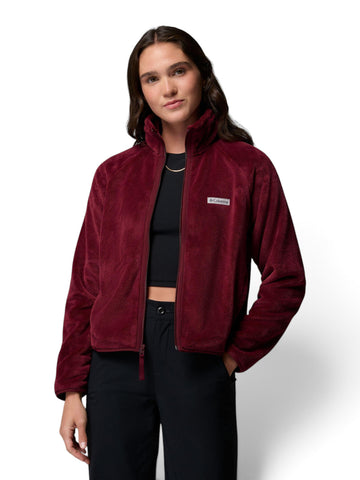 Columbia Canyon Camp Sherpa Full Zip - Felpe Donna - Rich Wine, Plush