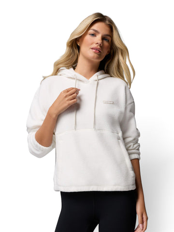 Columbia Timber Meadow MTR Fleece Hoodie - Felpe Donna - Sea Salt