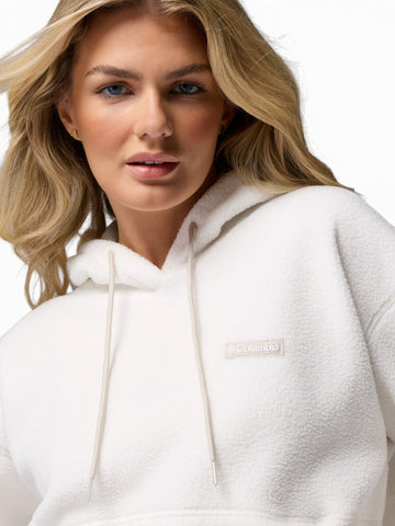 Columbia Timber Meadow MTR Fleece Hoodie - Felpe Donna - Sea Salt