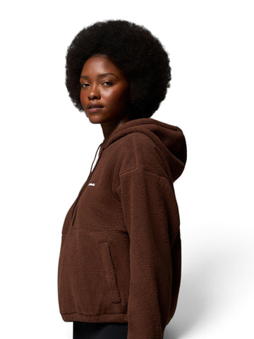 Columbia Timber Meadow MTR Fleece Hoodie - Felpe Donna - Tobacco