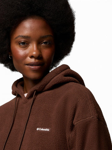 Columbia Timber Meadow MTR Fleece Hoodie - Felpe Donna - Tobacco