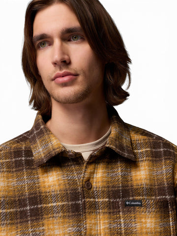 Columbia Hunter Arch Shirt Jacket - Camicie Uomo - Tobacco