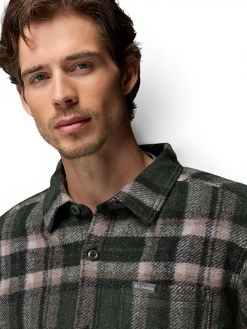 Columbia Hunter Arch Shirt Jacket - Camicie Uomo - Greenscape