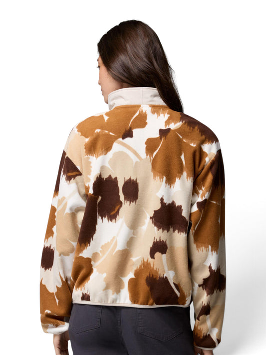 Columbia Sequoia Grove II Printed Half Zip - Felpe Donna - Camel Brown