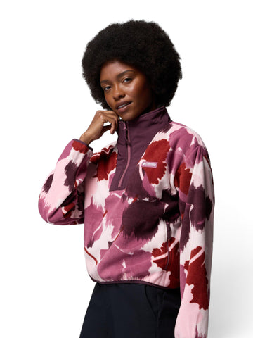 Columbia Sequoia Grove II Printed Half Zip - Felpe Donna - Antique Mauve