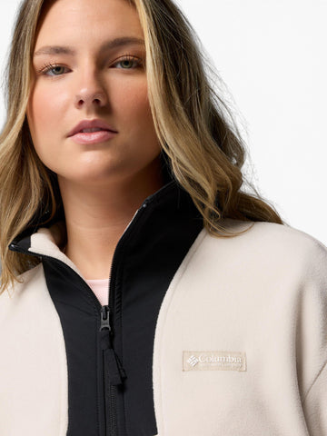 Columbia Sequoia Grove II Full Zip - Felpe Donna - Dark Stone, Bla