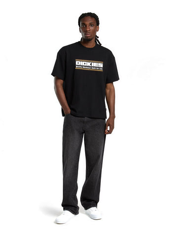 Dickies 954 Relaxed Straight Work Jeans - Jeans Uomo - Black Wash Faded