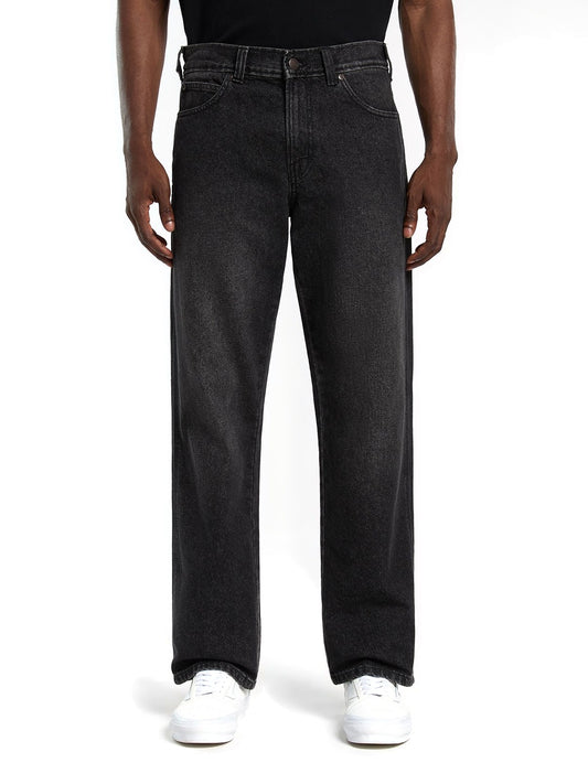 Dickies 954 Relaxed Straight Work Jeans - Jeans Uomo - Black Wash Faded