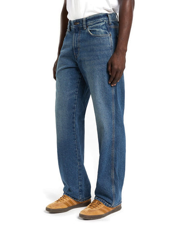 Dickies 954 Relaxed Straight Work Jeans - Jeans Uomo - Mid Blue Fade Wash