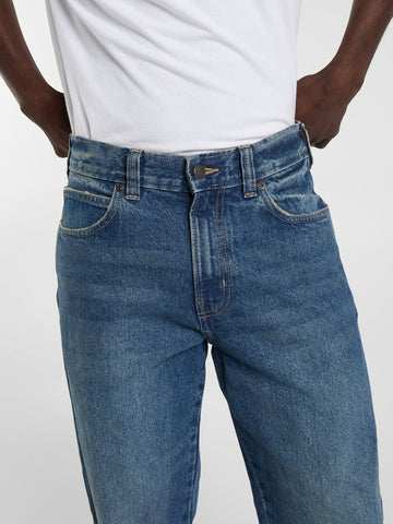 Dickies 954 Relaxed Straight Work Jeans - Jeans Uomo - Mid Blue Fade Wash