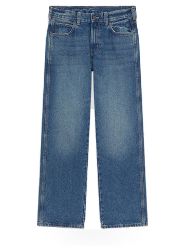 Dickies 954 Relaxed Straight Work Jeans - Jeans Uomo - Mid Blue Fade Wash