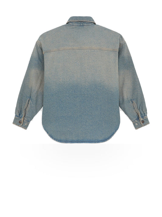 Dickies Mina Denim Shacket - Camicie Donna - Light Aged Fade