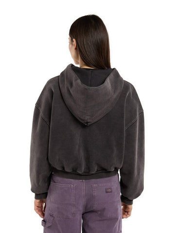 Dickies Wmns Baker Zipped Hoodie W - Felpe Donna - Nero