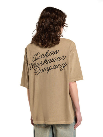 Dickies Wmns Labelle Ss Tee - T-Shirt Donna - Desert Sand