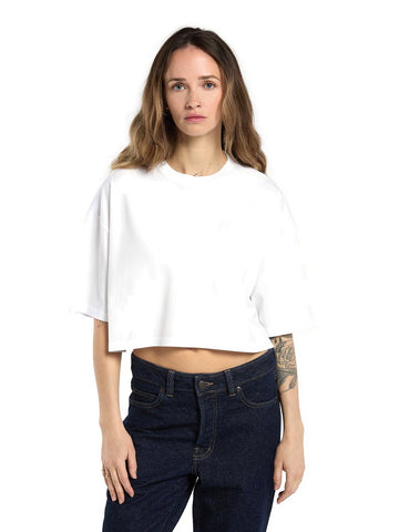 Dickies Wmns Clarkdale Ss Tee - T-Shirt Donna - Bianco