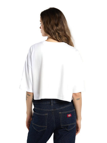 Dickies Wmns Clarkdale Ss Tee - T-Shirt Donna - Bianco