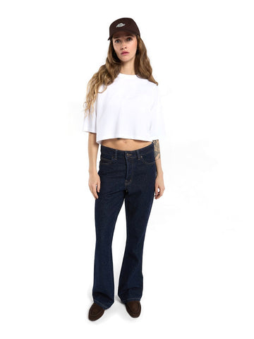 Dickies Wmns Clarkdale Ss Tee - T-Shirt Donna - Bianco