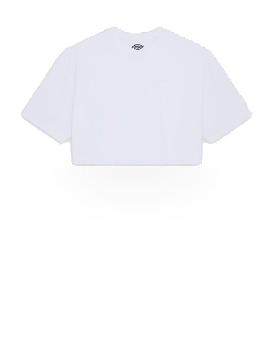 Dickies Wmns Clarkdale Ss Tee - T-Shirt Donna - Bianco