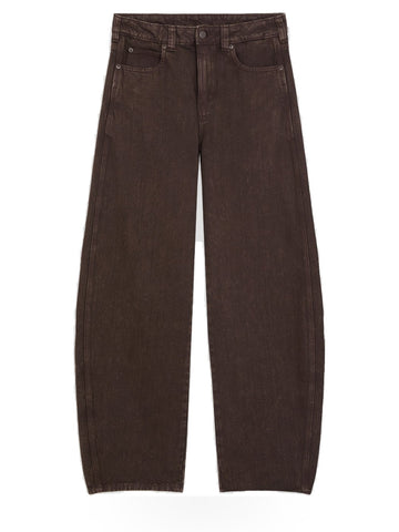 Dickies Wmns Maricopa Low Waist Barrel Jeans W - Jeans Donna - Dark Brown