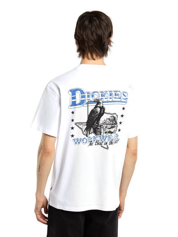 Dickies Gainesville Ss Tee - T-Shirt Uomo - Bianco