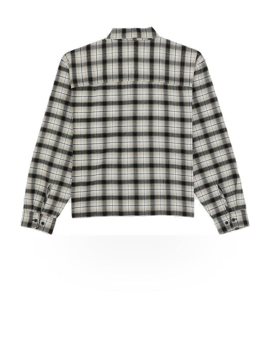 Dickies Jerome Cropped Flannel Shirt - Camicie Uomo - Nero