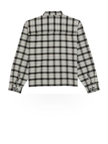 Dickies Jerome Cropped Flannel Shirt - Camicie Uomo - Nero