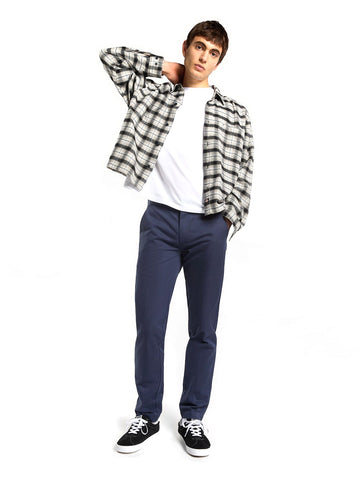 Dickies Jerome Cropped Flannel Shirt - Camicie Uomo - Nero