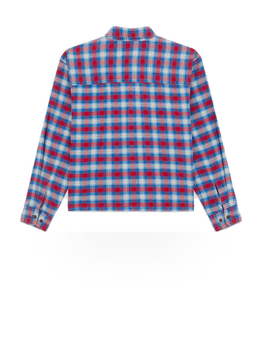 Dickies Jerome Cropped Flannel Shirt - Camicie Uomo - Deep Claret