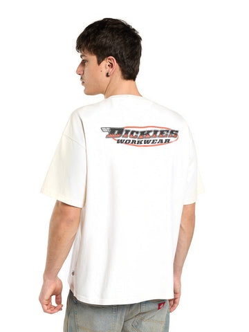 Dickies Bradenton Ss Tee - T-Shirt Uomo - Egret