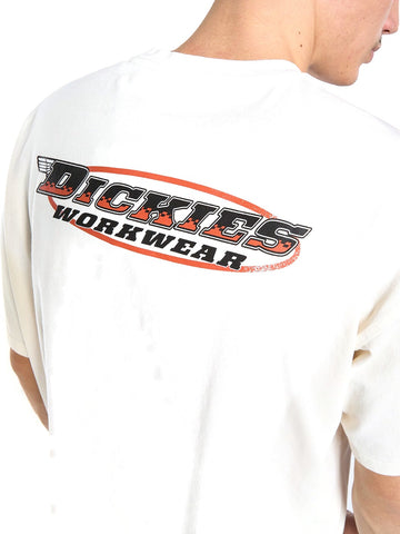 Dickies Bradenton Ss Tee - T-Shirt Uomo - Egret