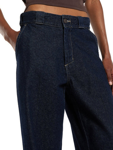 Dickies Wmns Goodsprings Wide Work Jeans W - Jeans Donna - Rinsed