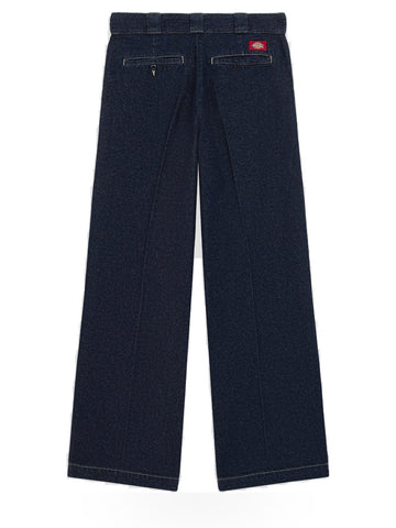 Dickies Wmns Goodsprings Wide Work Jeans W - Jeans Donna - Rinsed