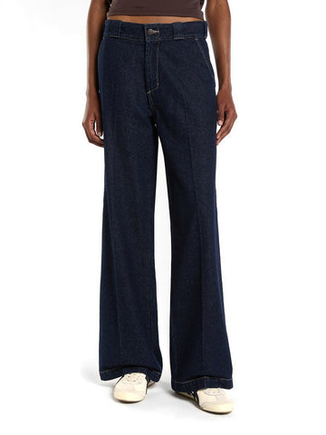 Dickies Wmns Goodsprings Wide Work Jeans W - Jeans Donna - Rinsed