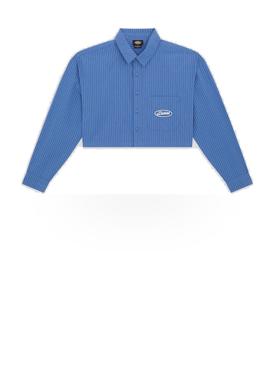 Dickies Shalimar Cropped Shirt - Camicie Donna - Dutch Blue