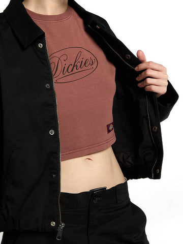 Dickies Poly Cotton Jacket - Capospalla Donna - Nero