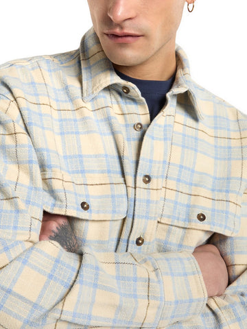 Dickies Dad Flannel Shirt - Camicie Uomo - Wood Ash