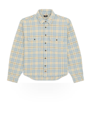 Dickies Dad Flannel Shirt - Camicie Uomo - Wood Ash