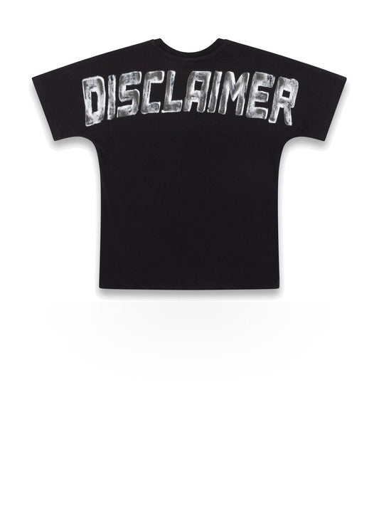 Disclaimer Maglia Bimbo In Jersey - T-Shirt Bambino - Nero-St.Bianca