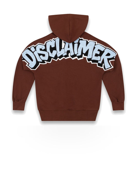 Disclaimer Maglia Uomo Con Cappuccio In Felpa - Felpe Uomo - Cioccolato-St.Celeste
