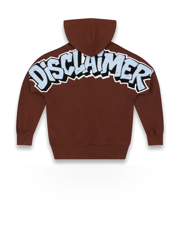 Disclaimer Maglia Uomo Con Cappuccio In Felpa - Felpe Uomo - Cioccolato-St.Celeste