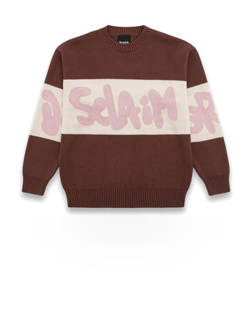 Disclaimer Maglia Girocollo - Maglieria Uomo - Cioccolato