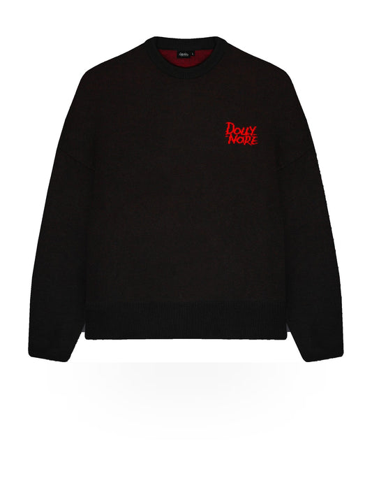 Dolly Noire Satanicat Boxy Sweater - Maglieria Uomo