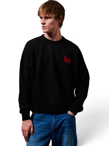 Dolly Noire Satanicat Boxy Sweater - Maglieria Uomo