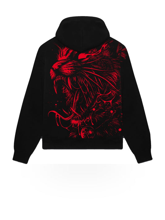 Dolly Noire Satanicat Hoodie - Felpe Uomo - Nero