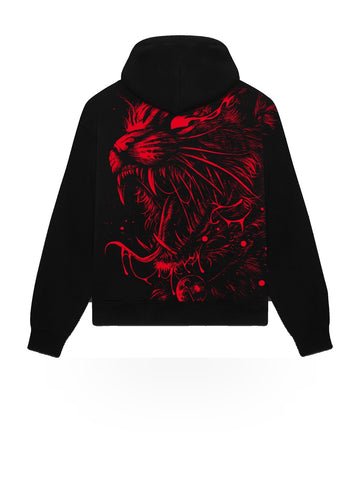 Dolly Noire Satanicat Hoodie - Felpe Uomo - Nero